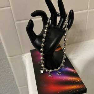 Stainless Steel Choker W /stars 16”